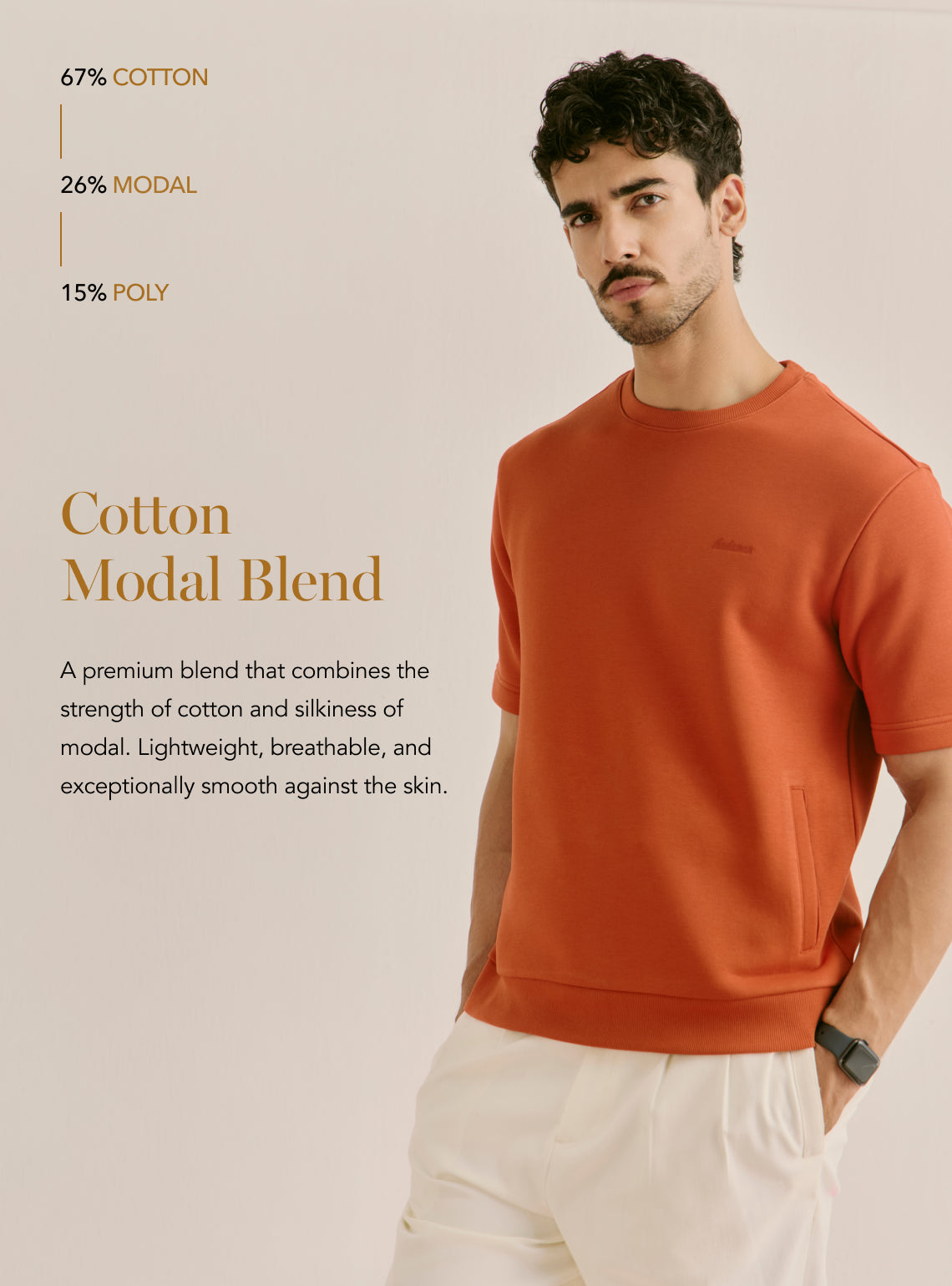 Dusk Rust Modal Crewneck