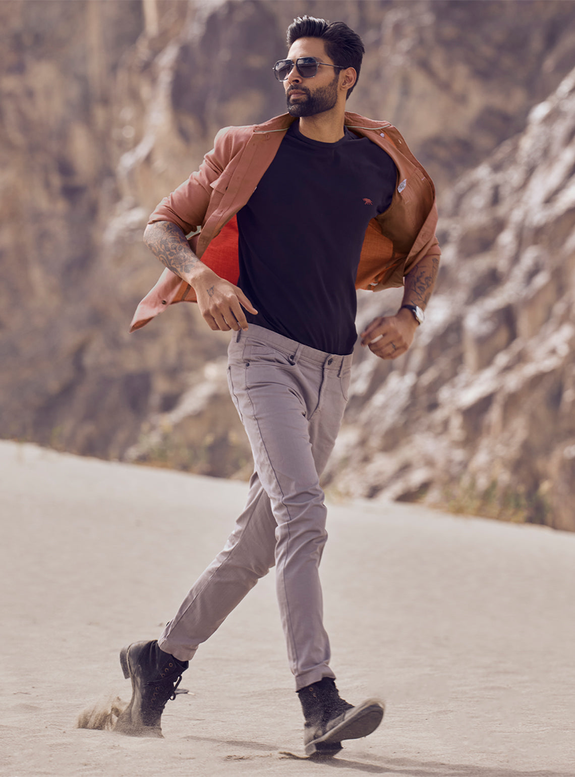 Lotus Rust Explorer Cotton Shirt