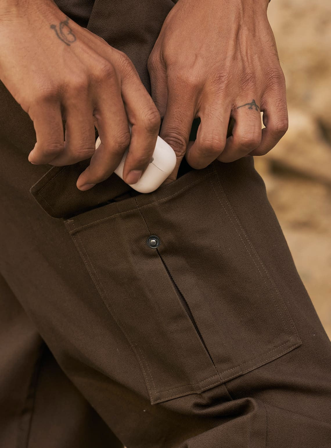 Dark Umber Cargo Pant