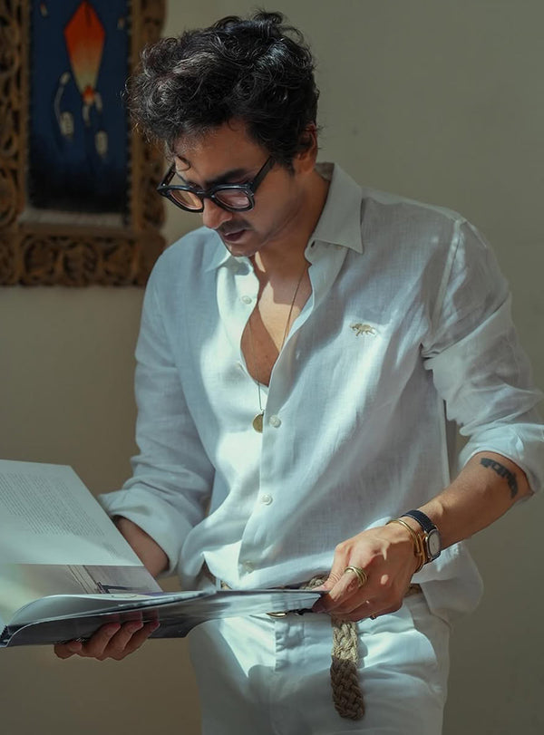 Porcelain Linen Shirt