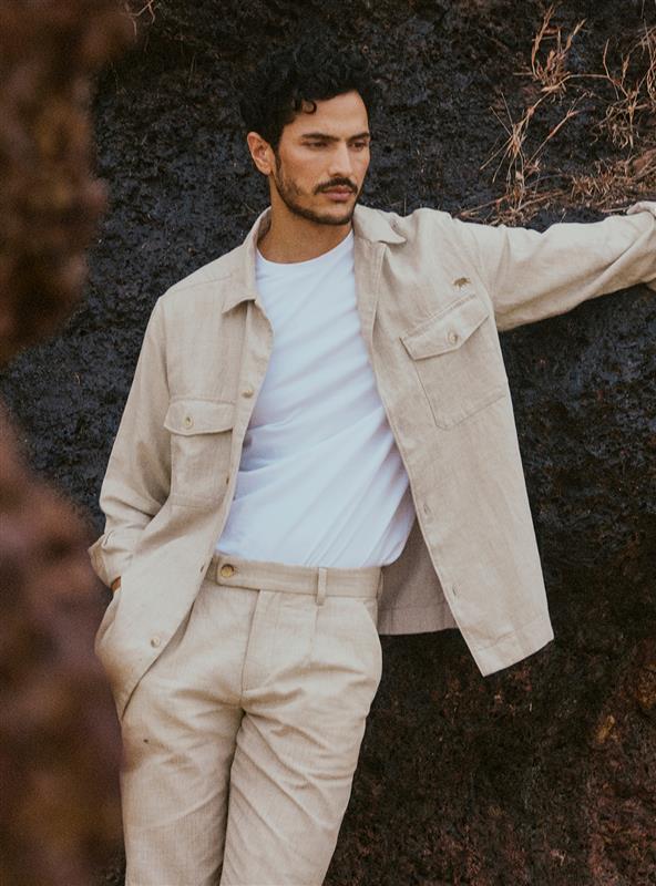 Bronco Cotton Linen Overshirt