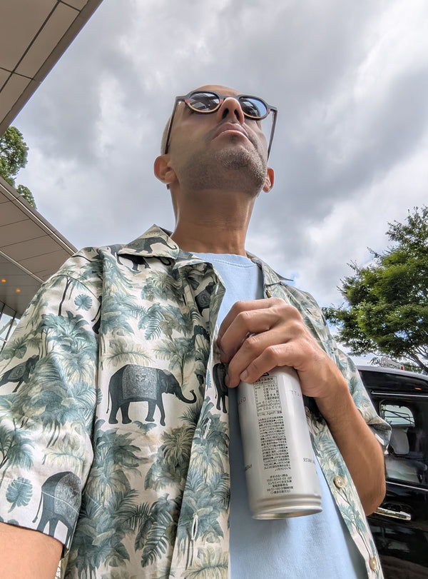 Jungle March Cotton Poplin Print Shirt