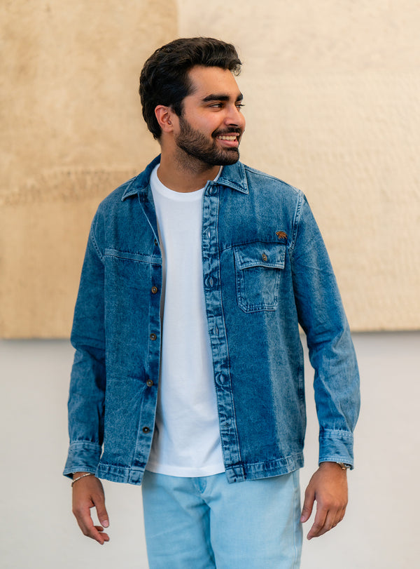 Ridge Indigo Shacket