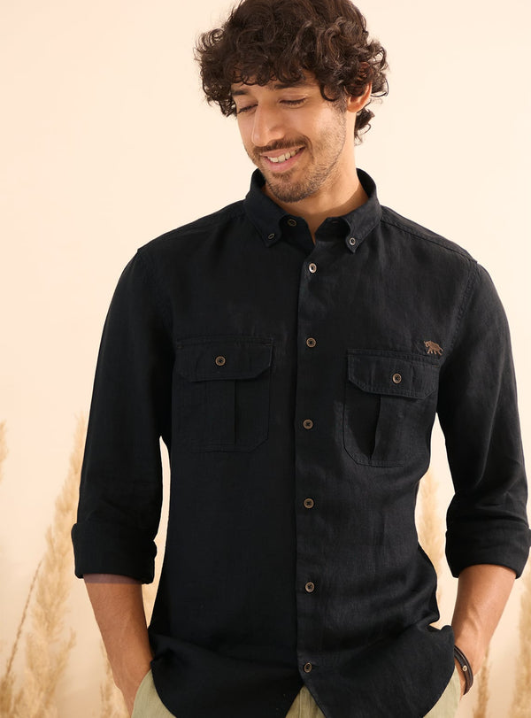 Black Charcoal Explorer Shirt