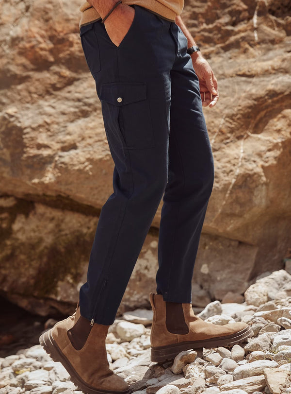 Valcan Navy Cargo Pant