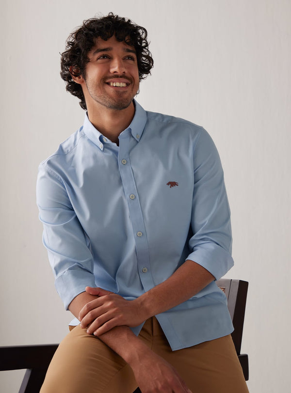 Blue Dawn Burgundy Mark Shirt