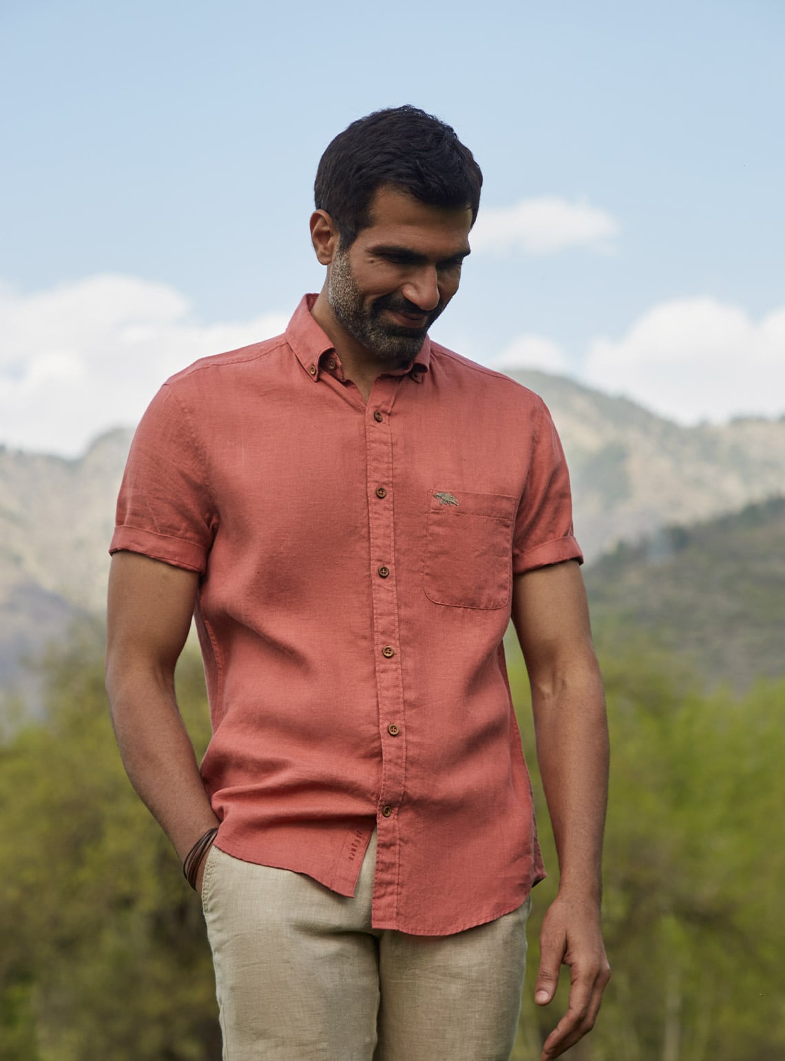 Wildberry Linen - Half Shirt