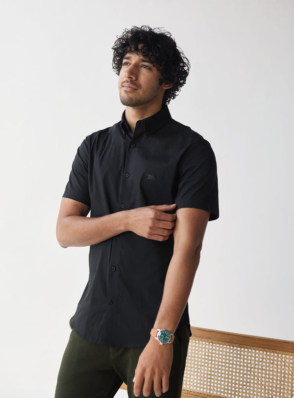 Triblend Black Moss Mark Shirt