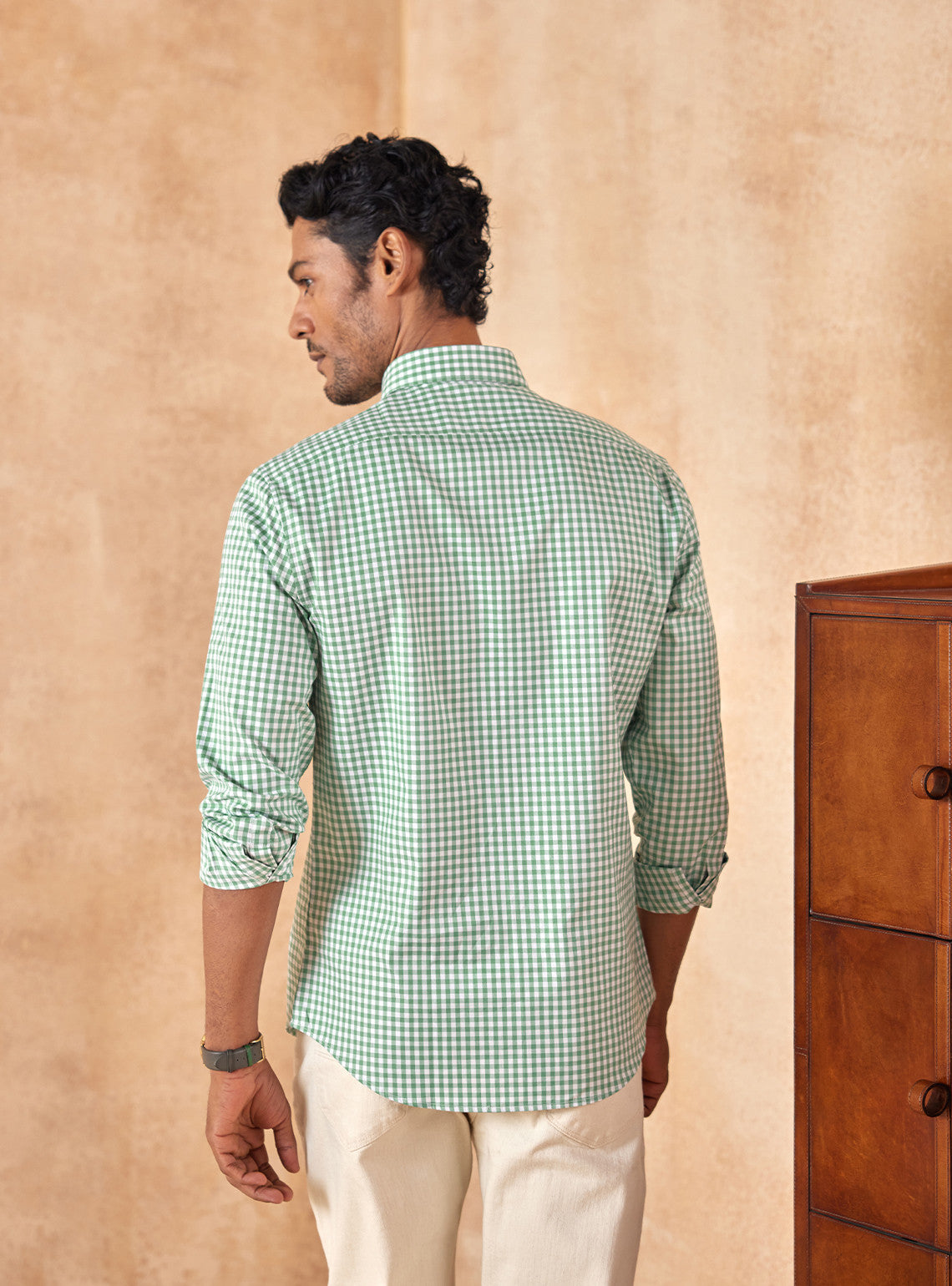 Amulet Green Check Shirt