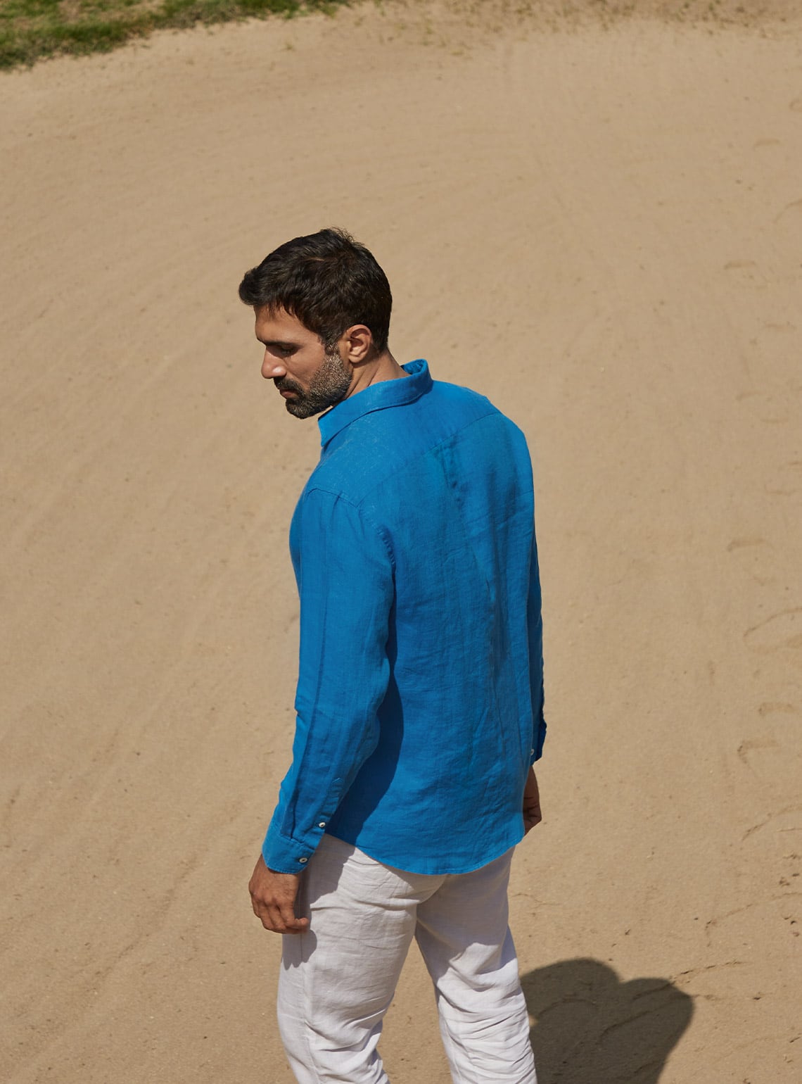 Cerulean Linen Shirt