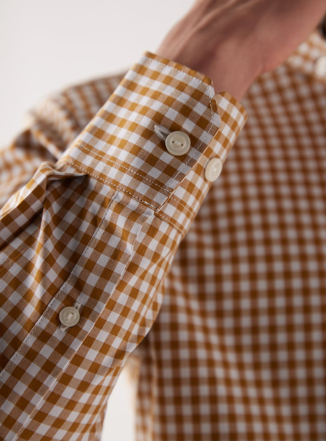 Dark Tan Check Shirt