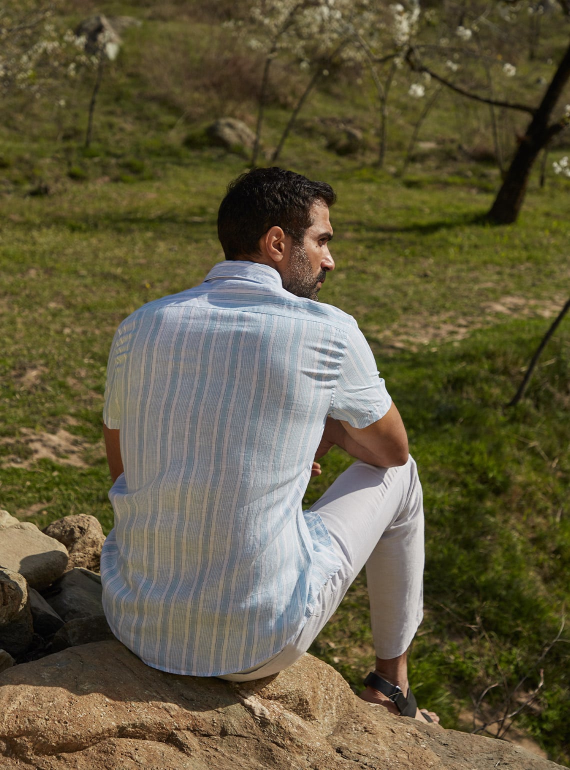 Vale Linen - Half Shirt