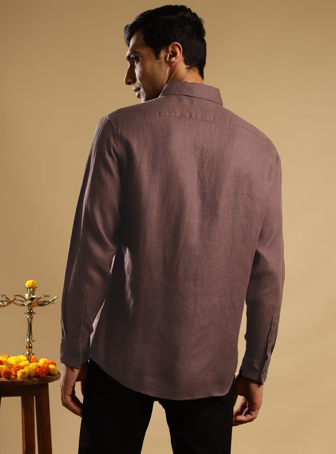 Penny Brown Linen Shirt