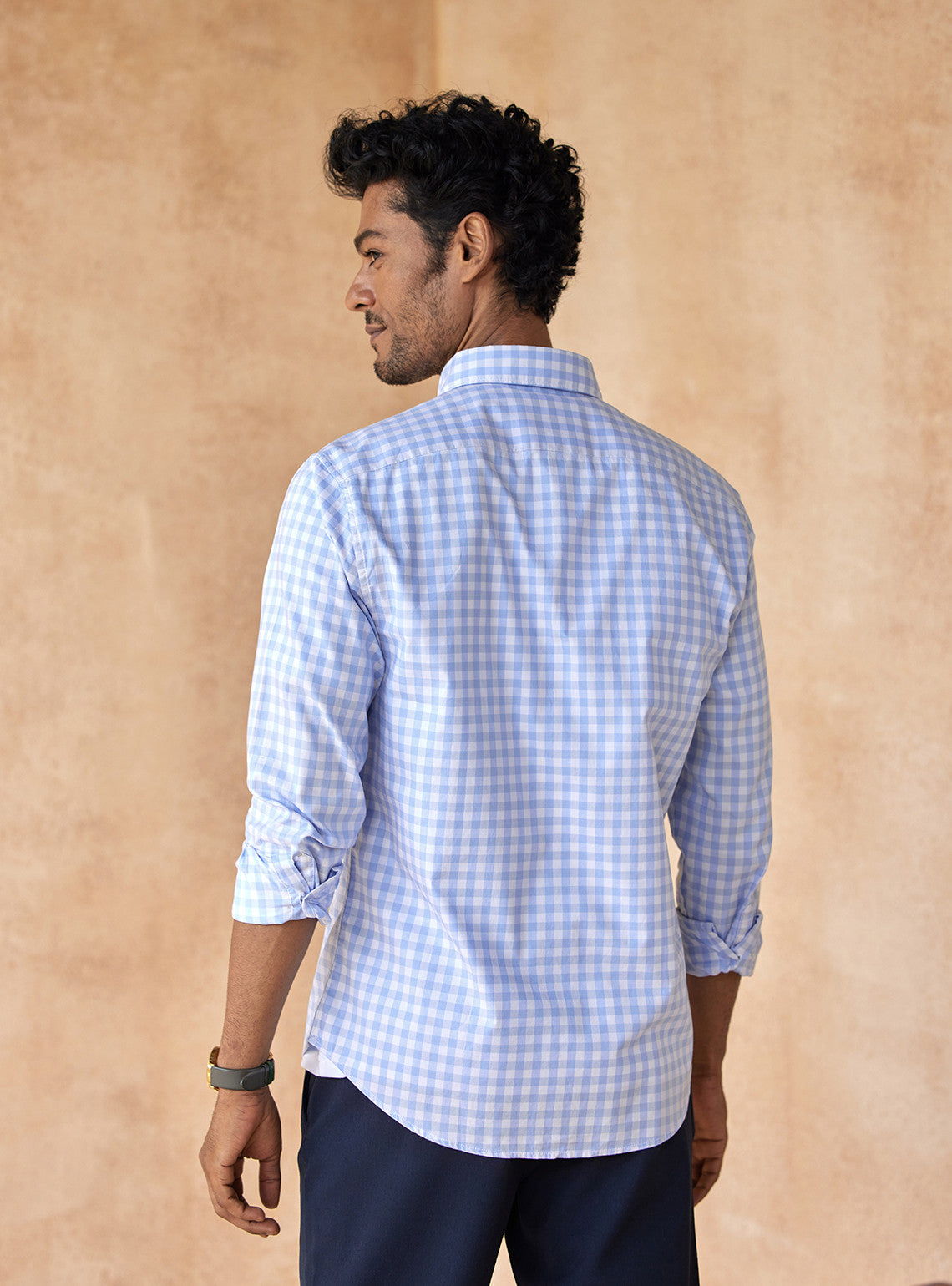 Cloud Blue Check Shirt