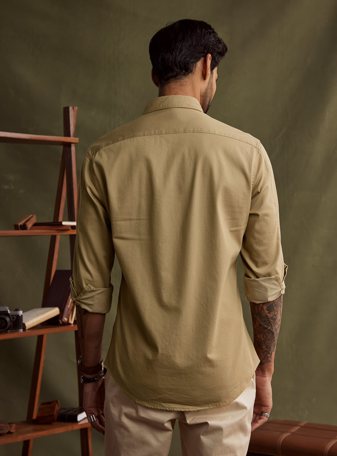 Beige Mode Explorer Shirt