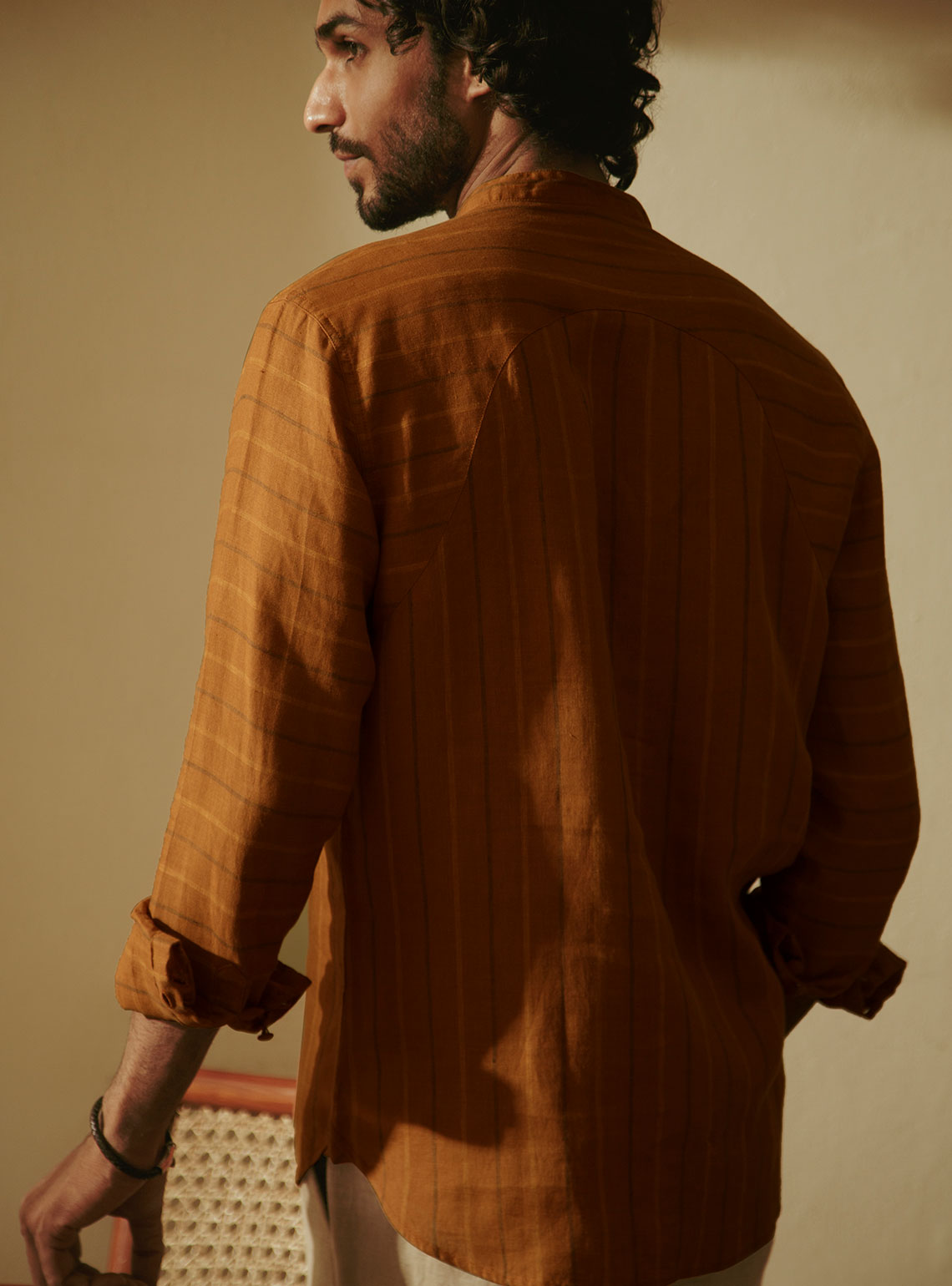 Amber Stripe Popover Shirt