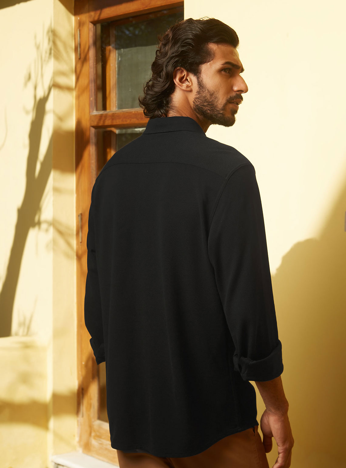 Midnight Pique Knit Shirt