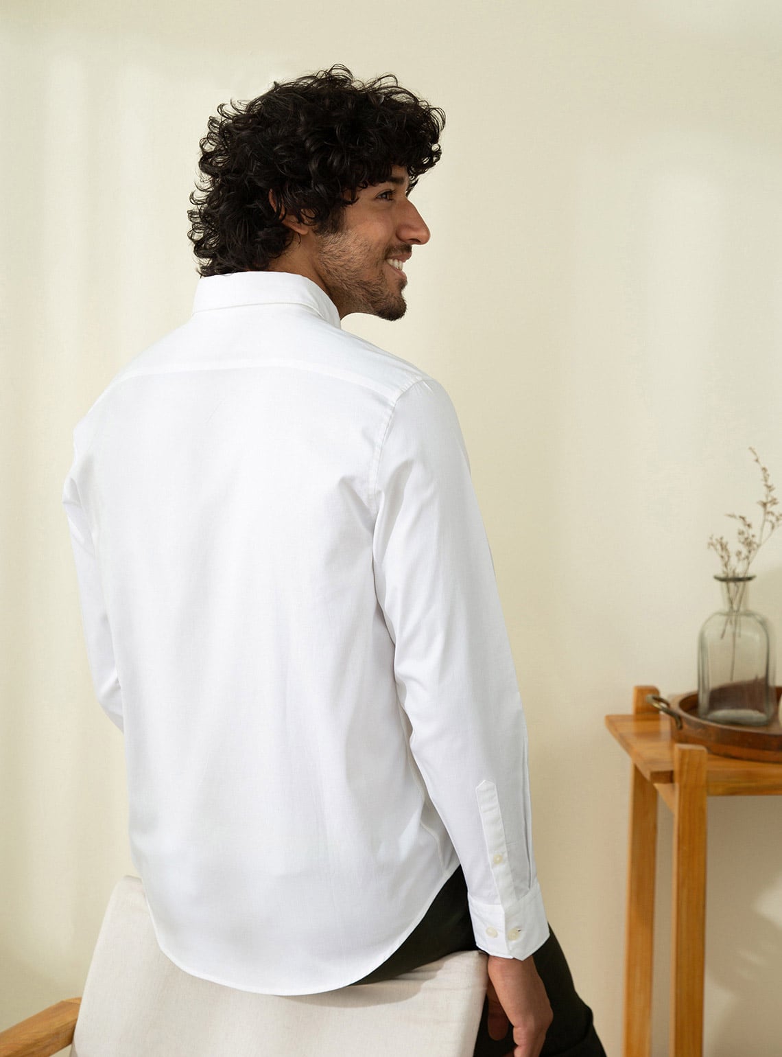 Essential White Sky Mark Shirt
