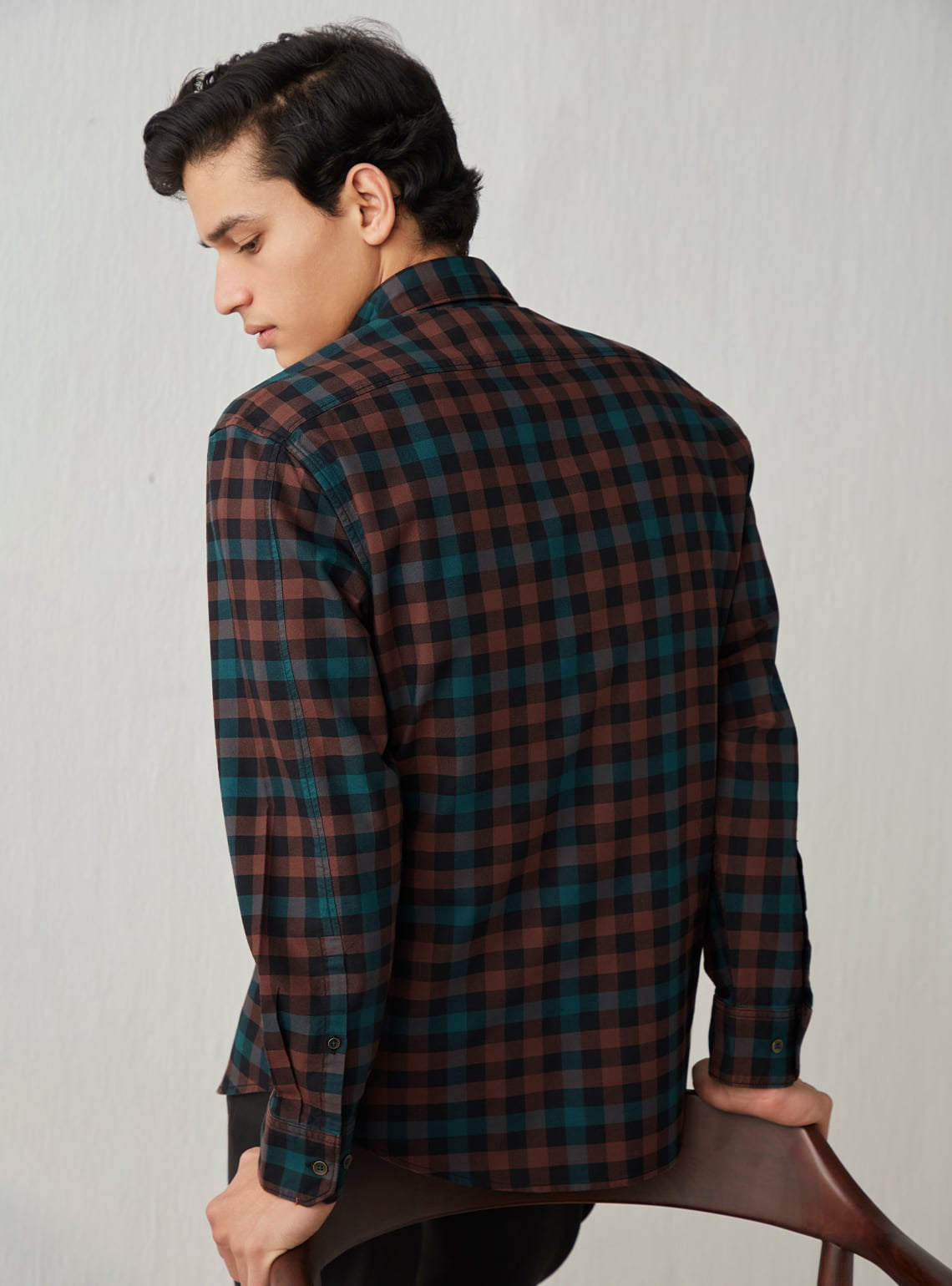 Nordic Terracotta Check Shirt