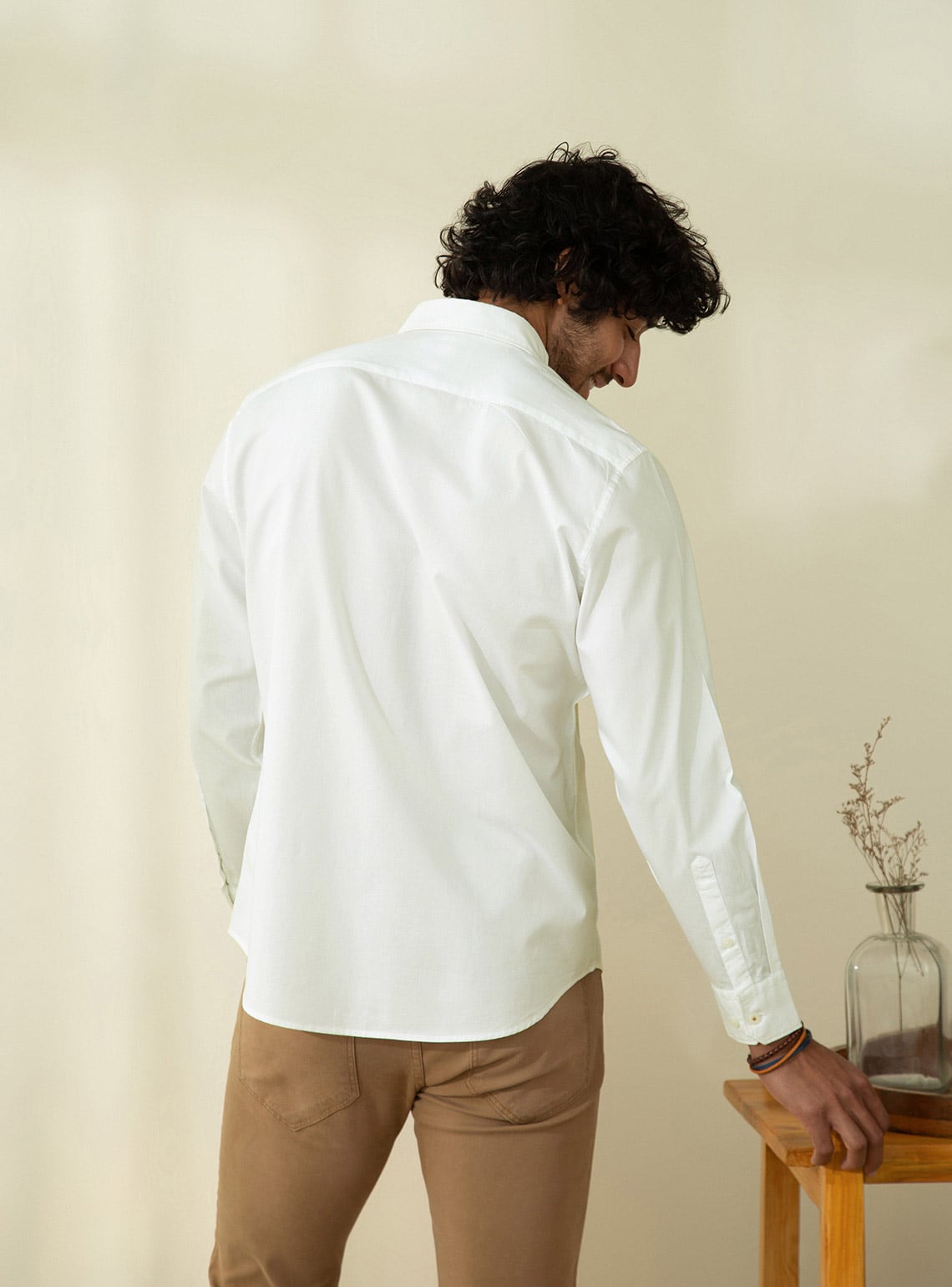Essential White Amber Mark Shirt
