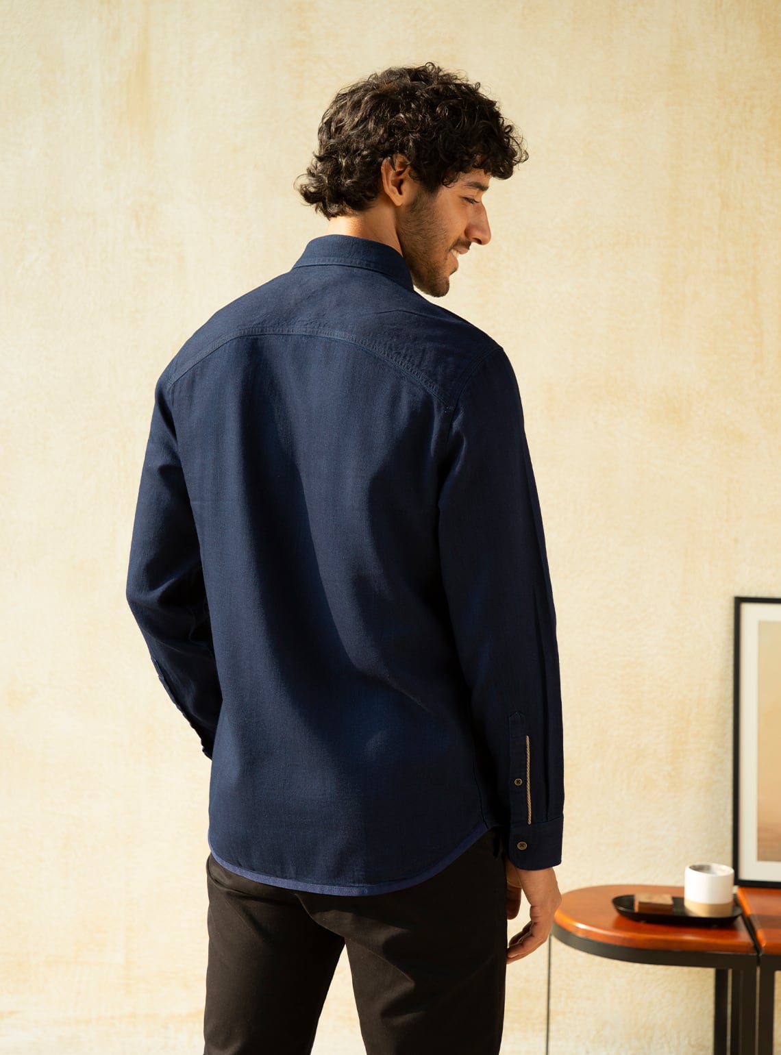 Essential Indigo Plain Shirt