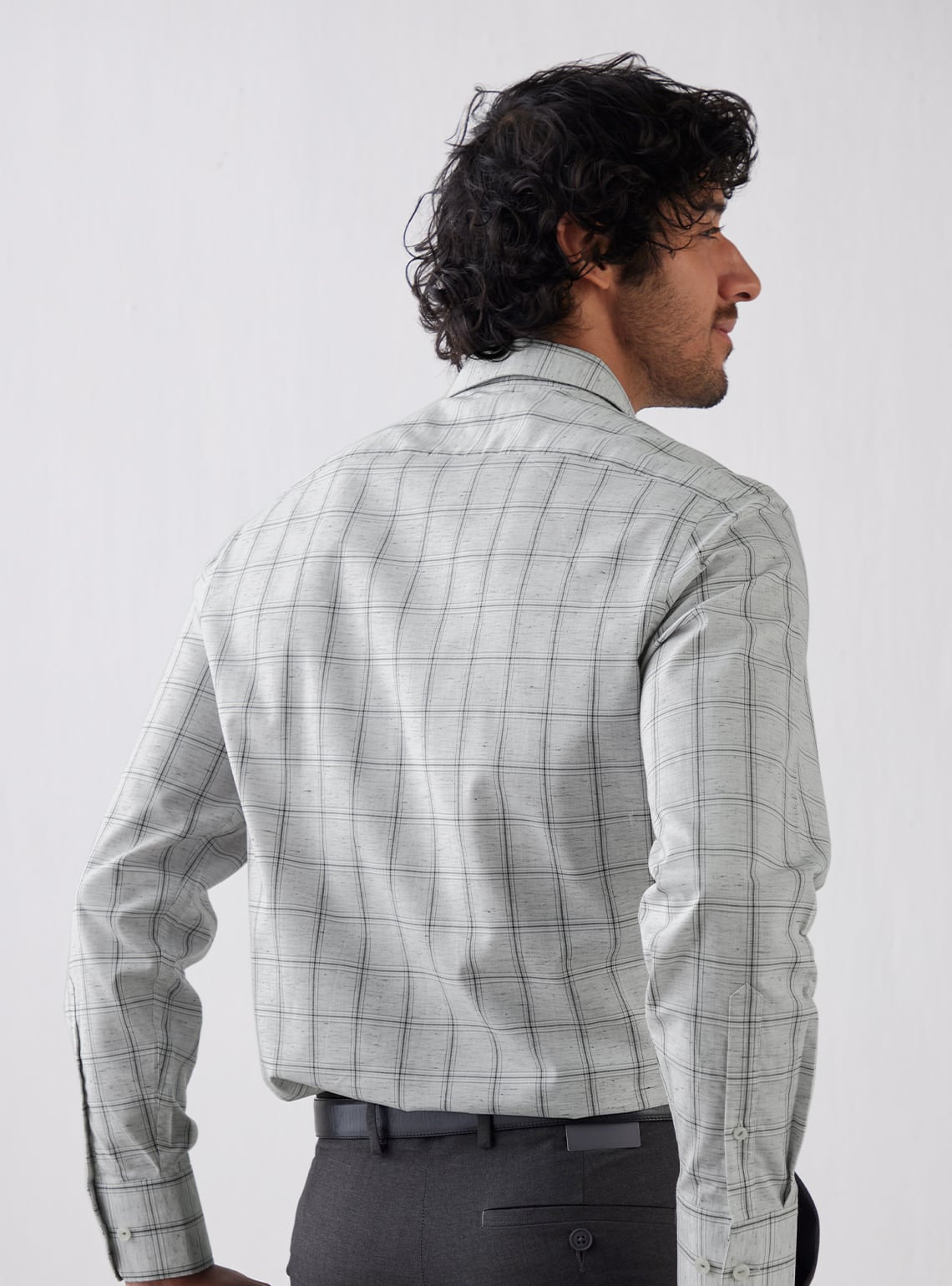Silver Sand Grid Shirt