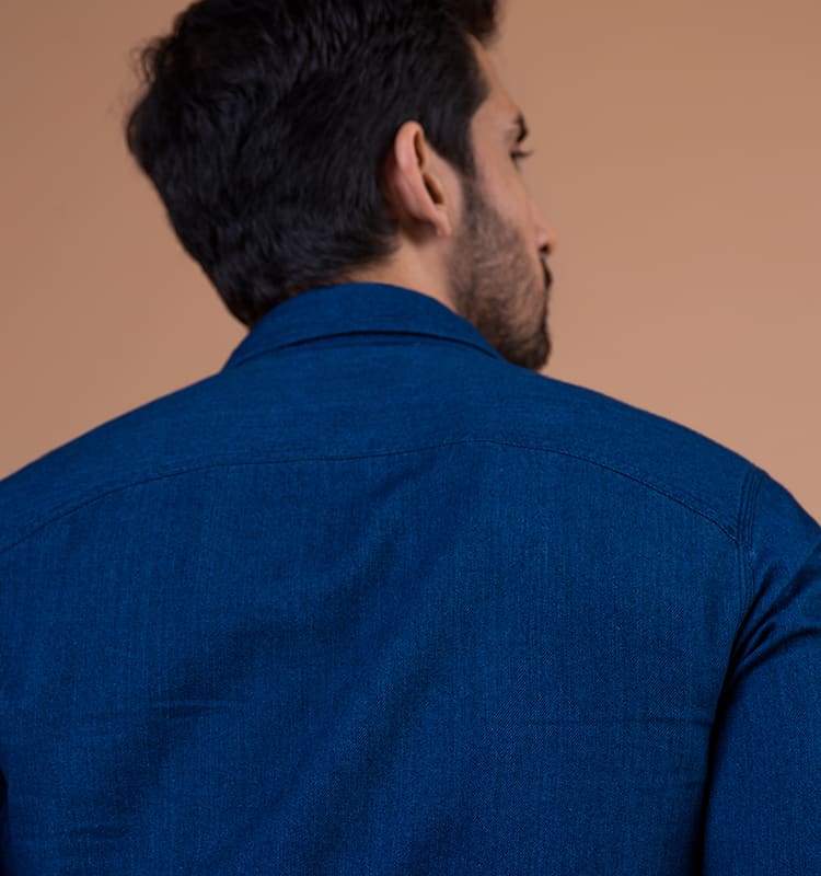 Essential Mid Wash Indigo Shirt