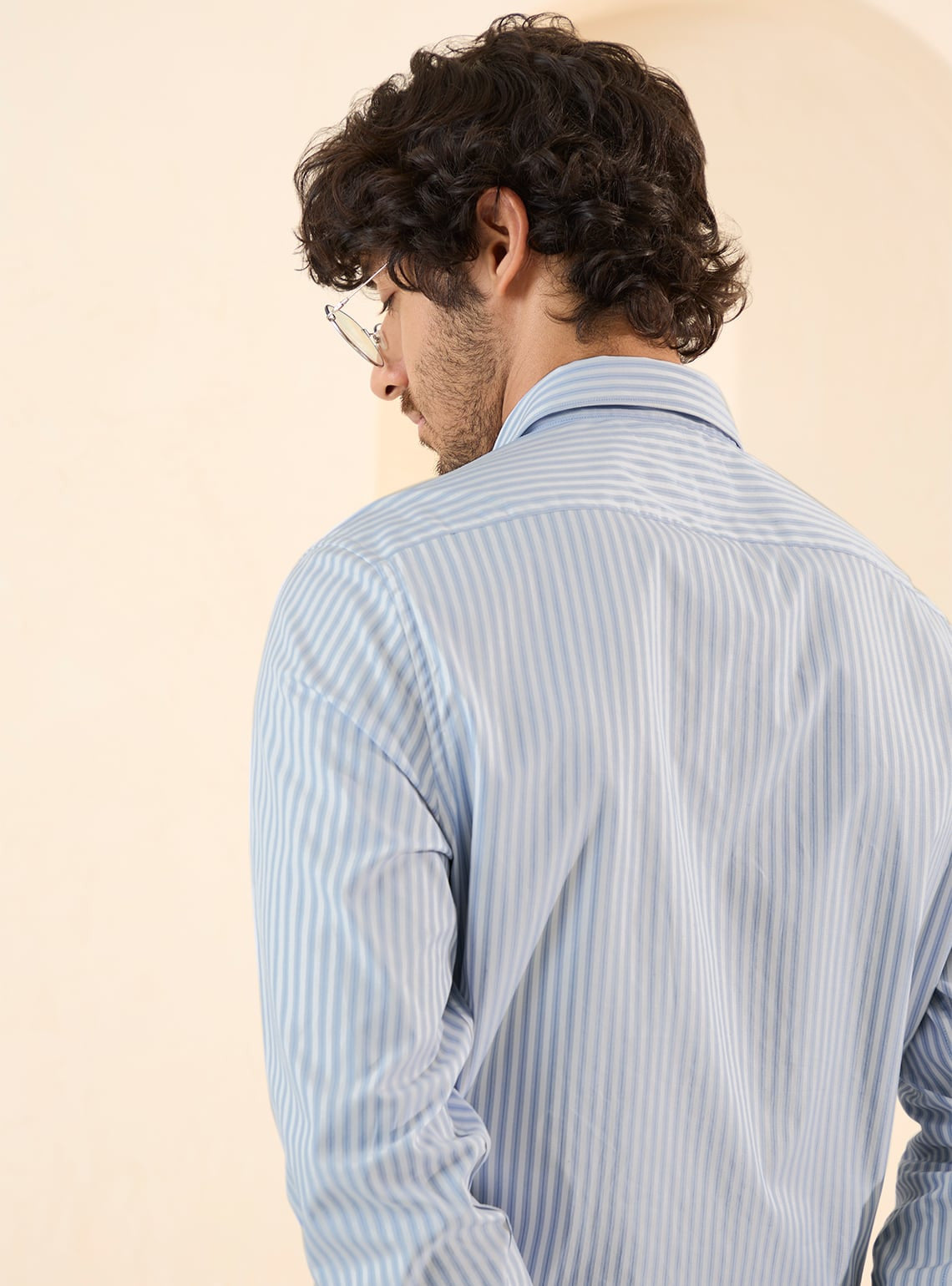 Light Azure Stripe Shirt