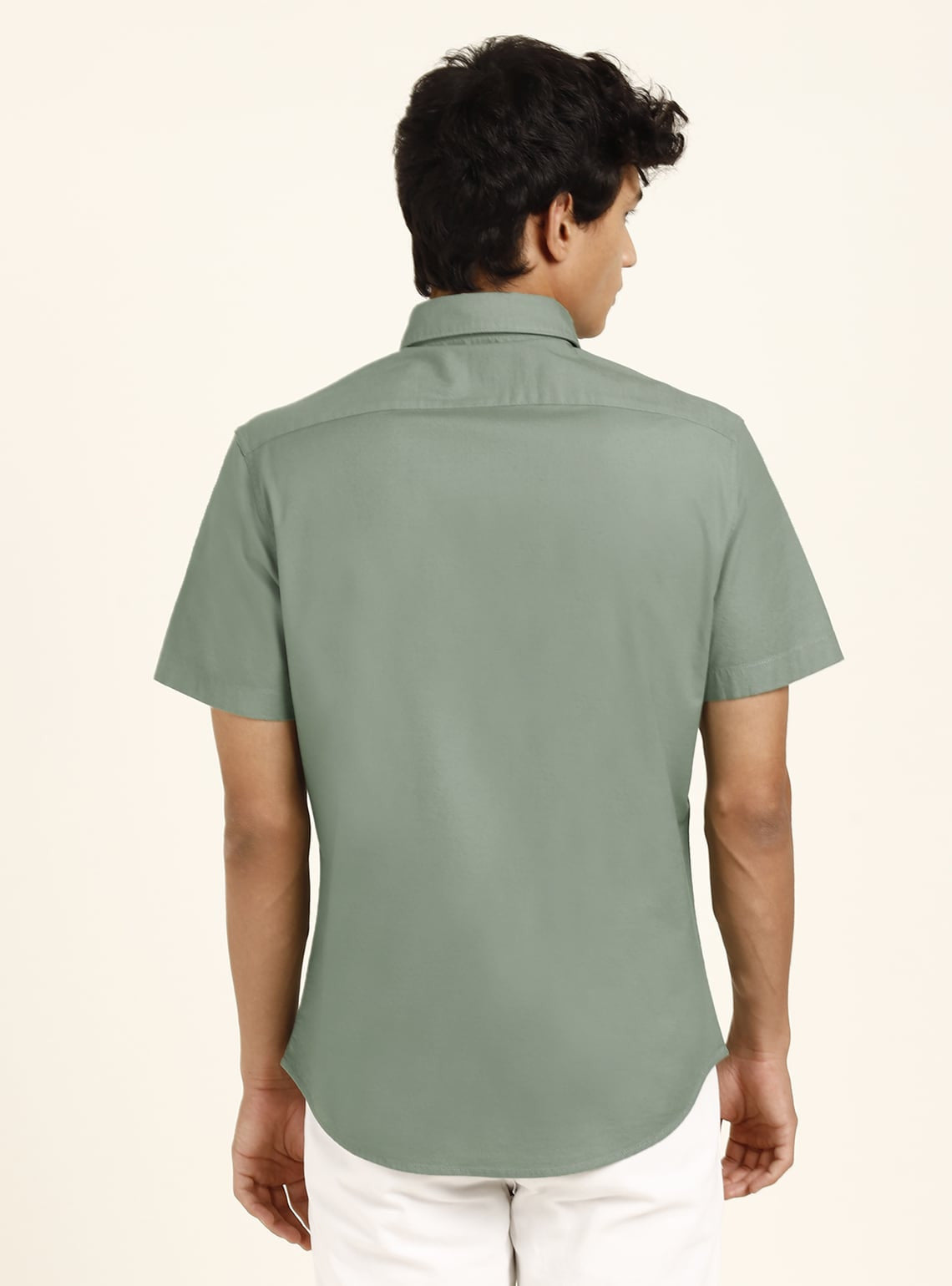 Mineral Green Shirt Half Shirt
