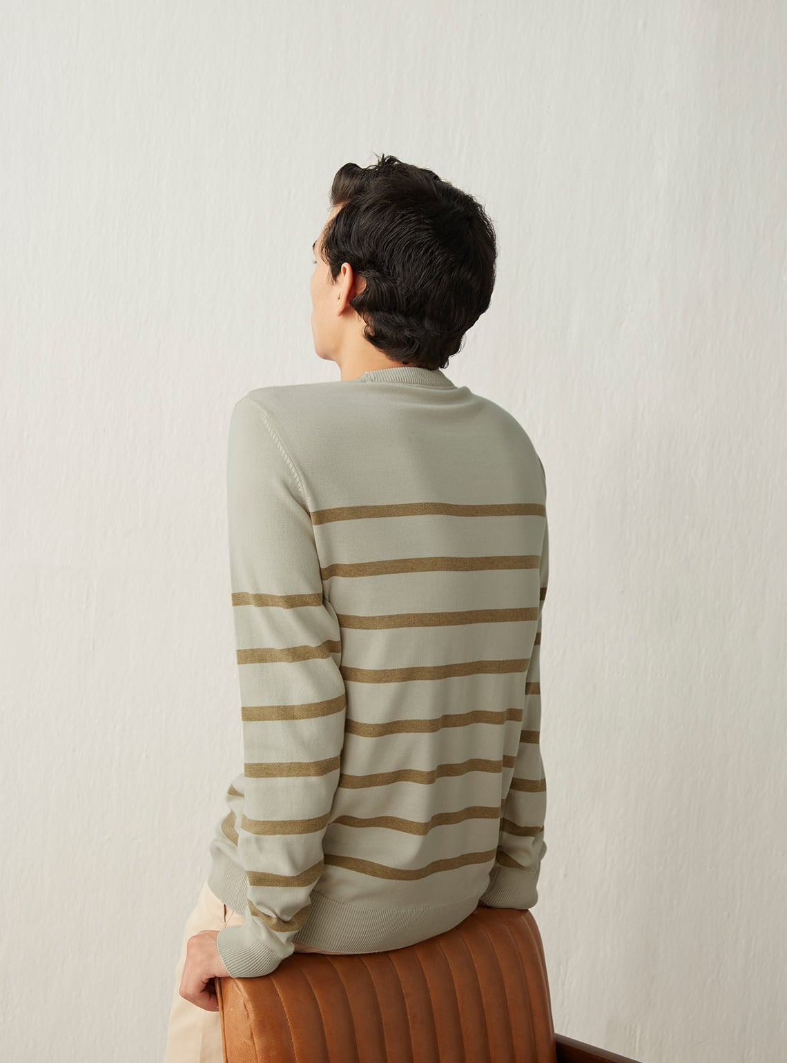 Bronze Stripe Pullover