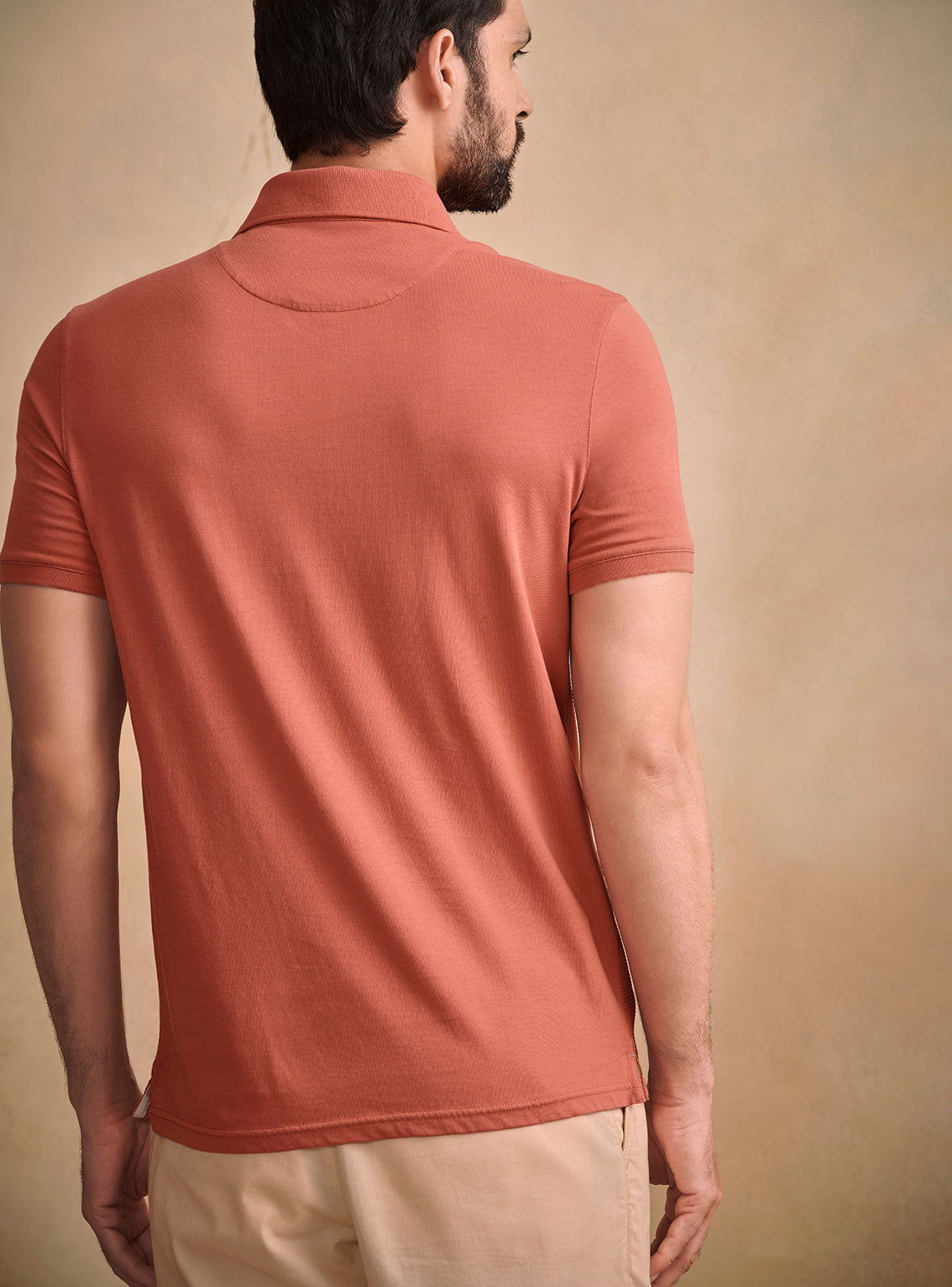 Coral Line Polo