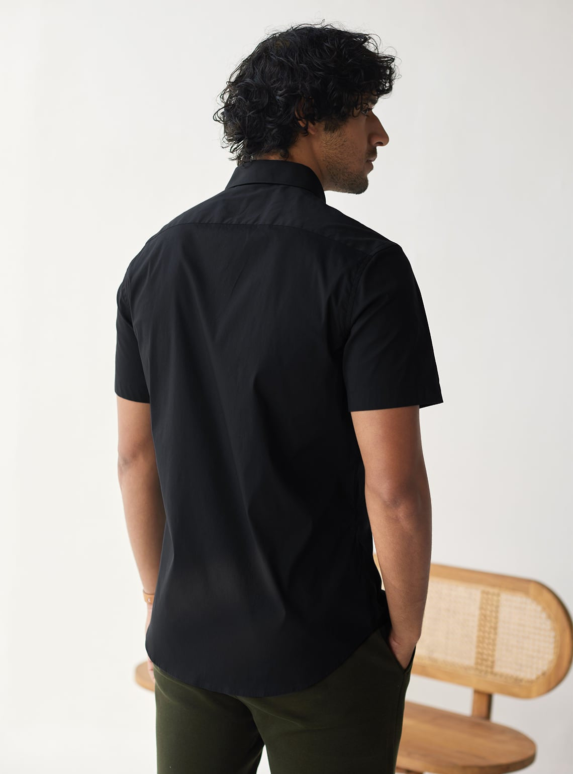 Triblend Black Moss Mark Shirt