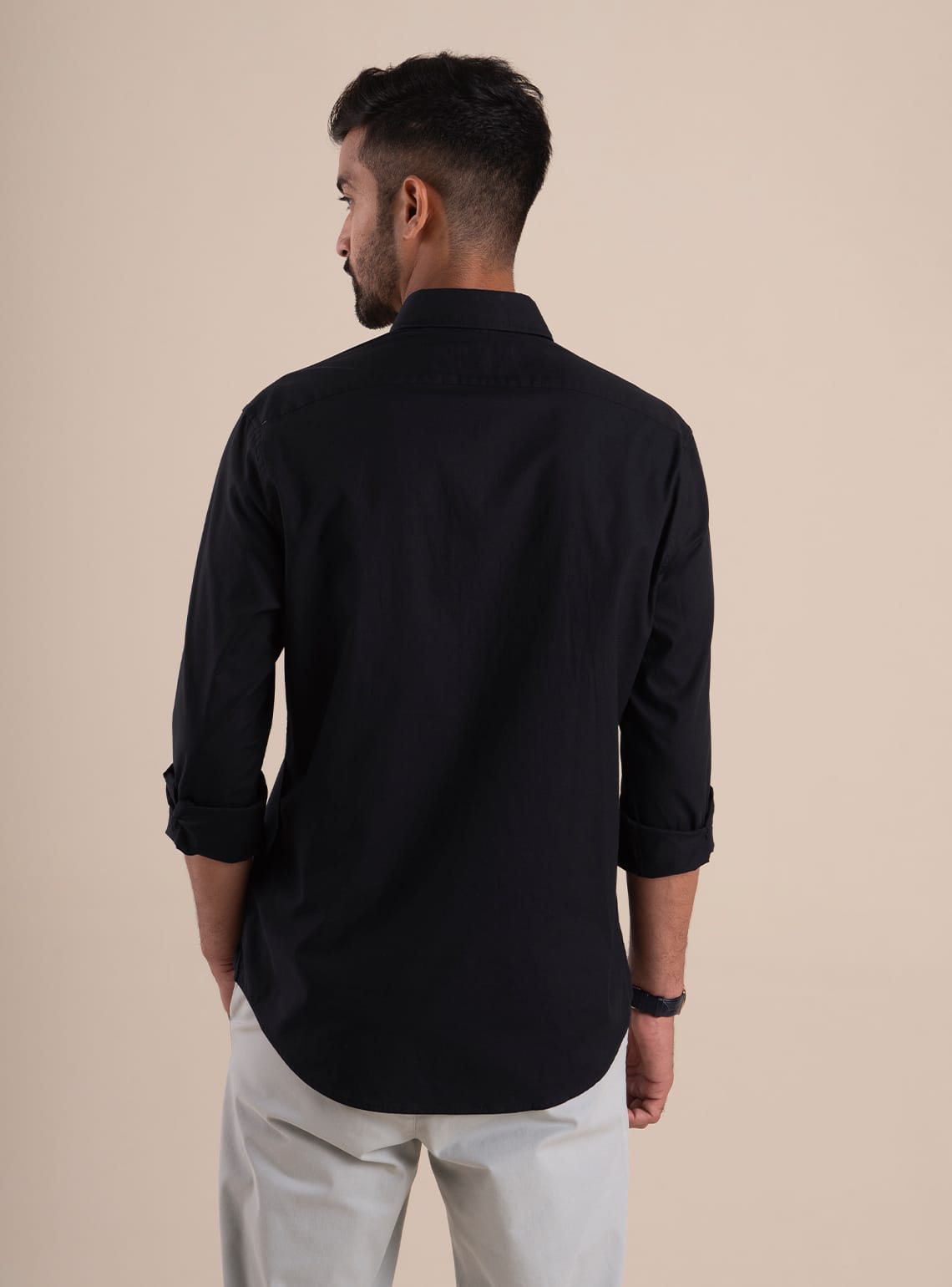 Onyx Oxford Shirt