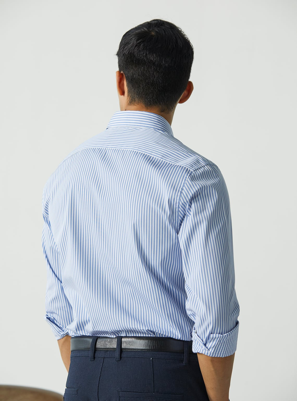 Stone Blue Stripe Shirt