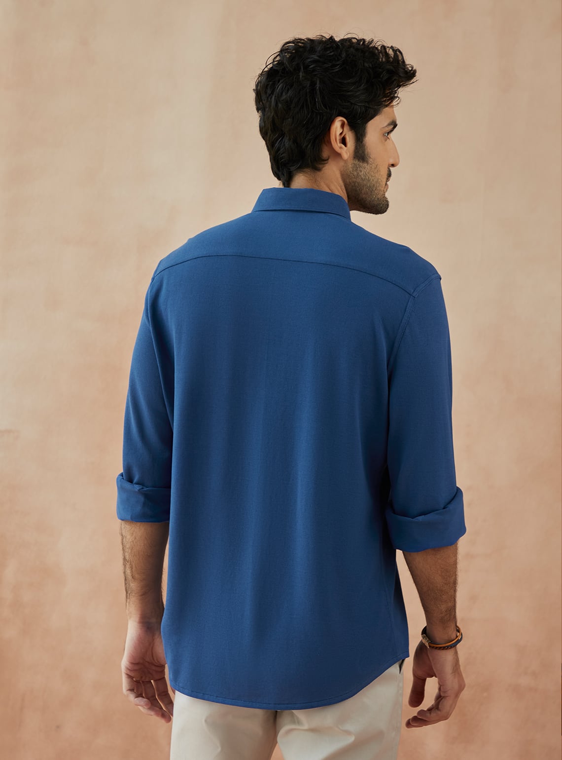 Lapis Pique Knit Shirt