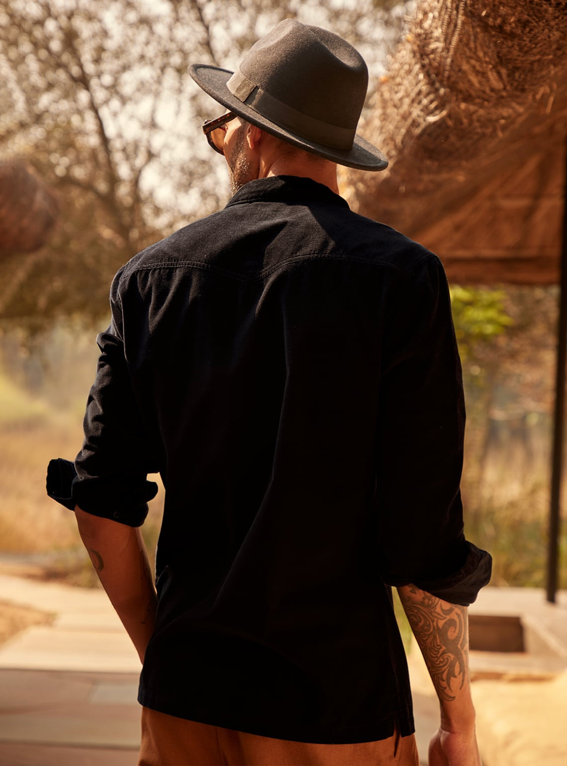 Rodeo Black Corduroy Shirt