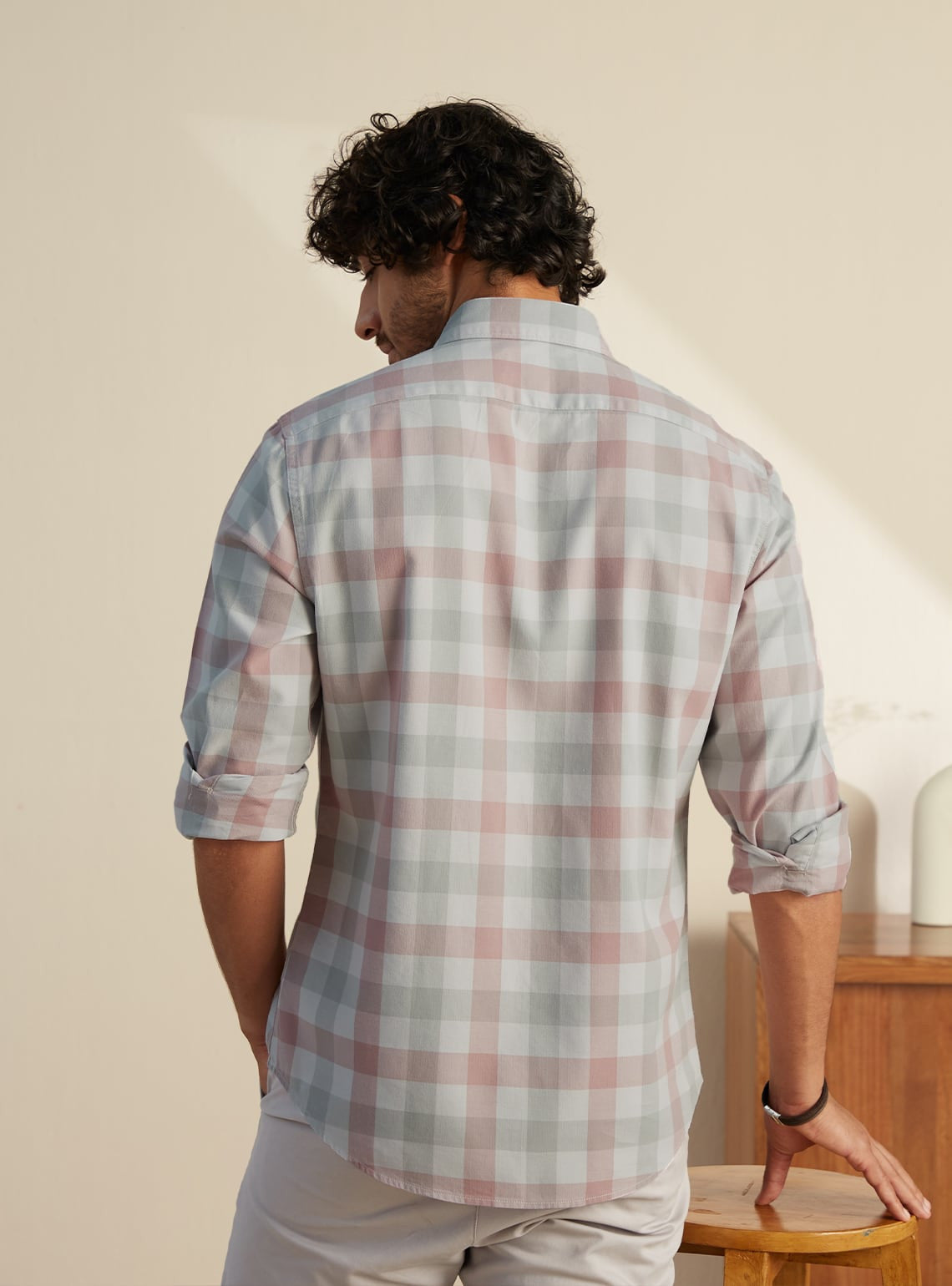 Rose Star Grid Shirt