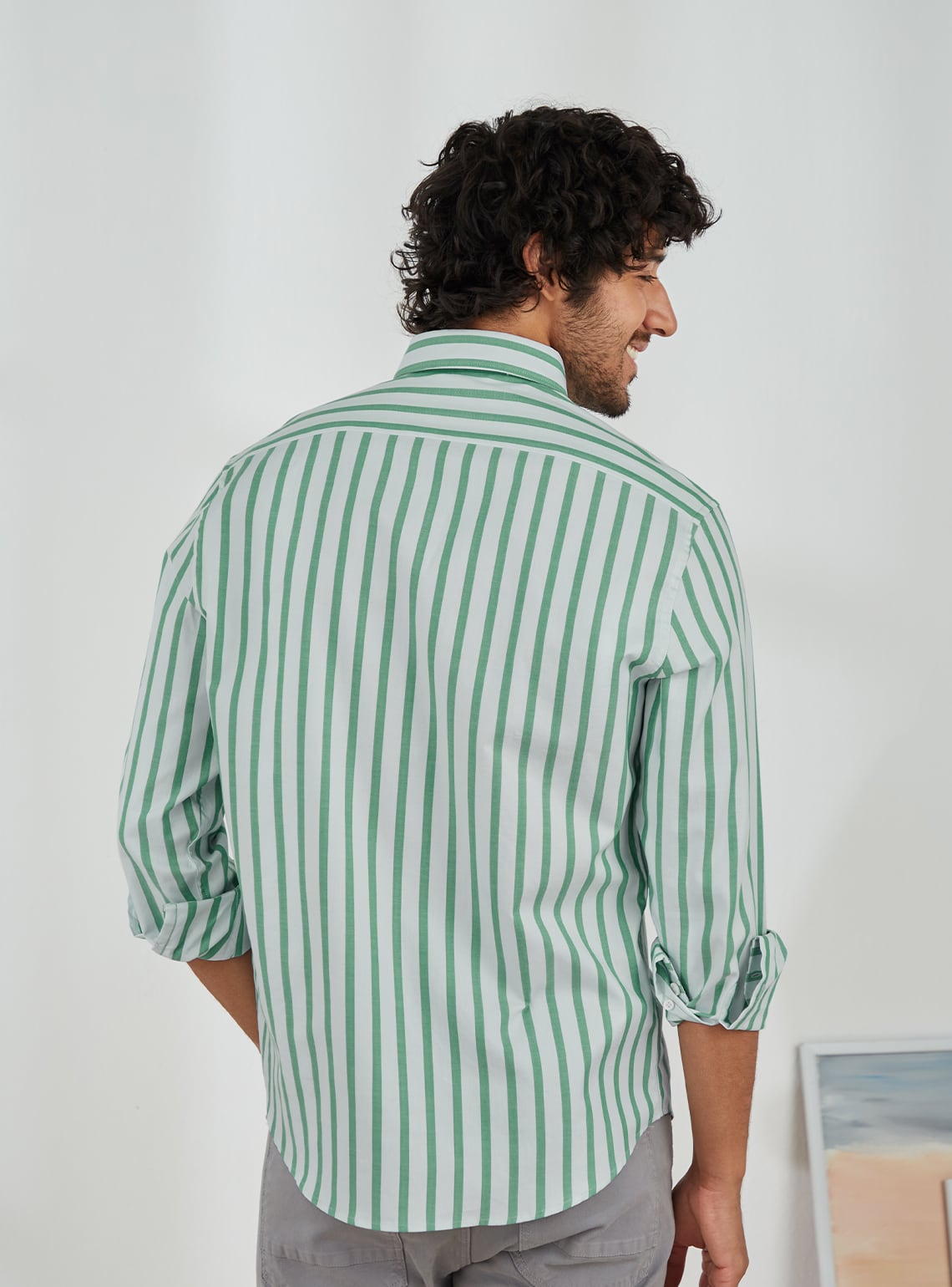 Delta Green Stripe Shirt