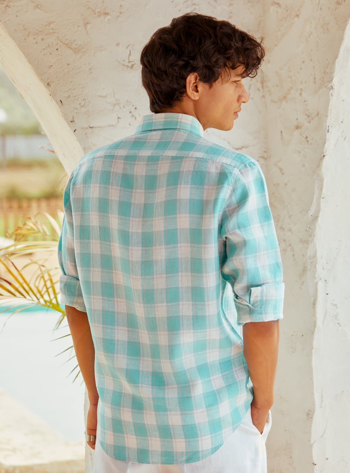 Green Amulet Check Shirt