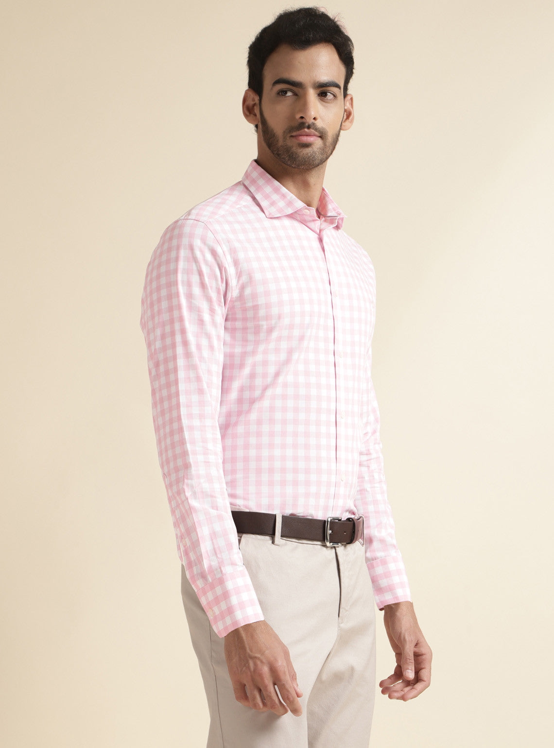 Ceramic Pink Check Shirt