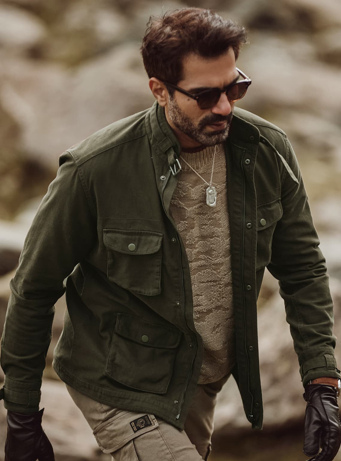 Army Olive Overshirt