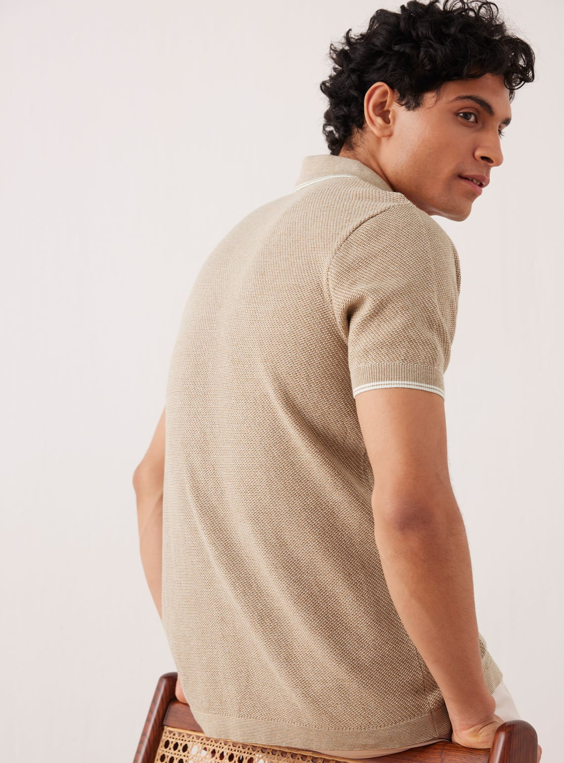 Quicksand Melange KnitShirt