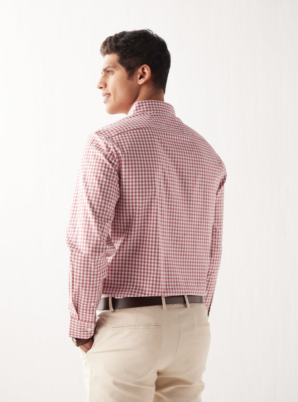 Sea Coral Check Shirt