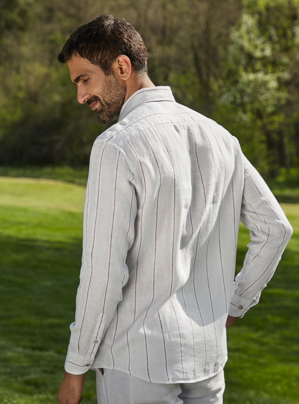 Burgundy Marineline Shirt