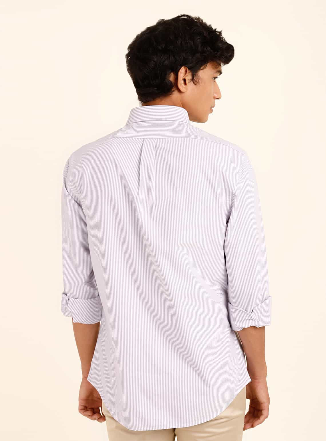 Cool Violet Stripe Shirt