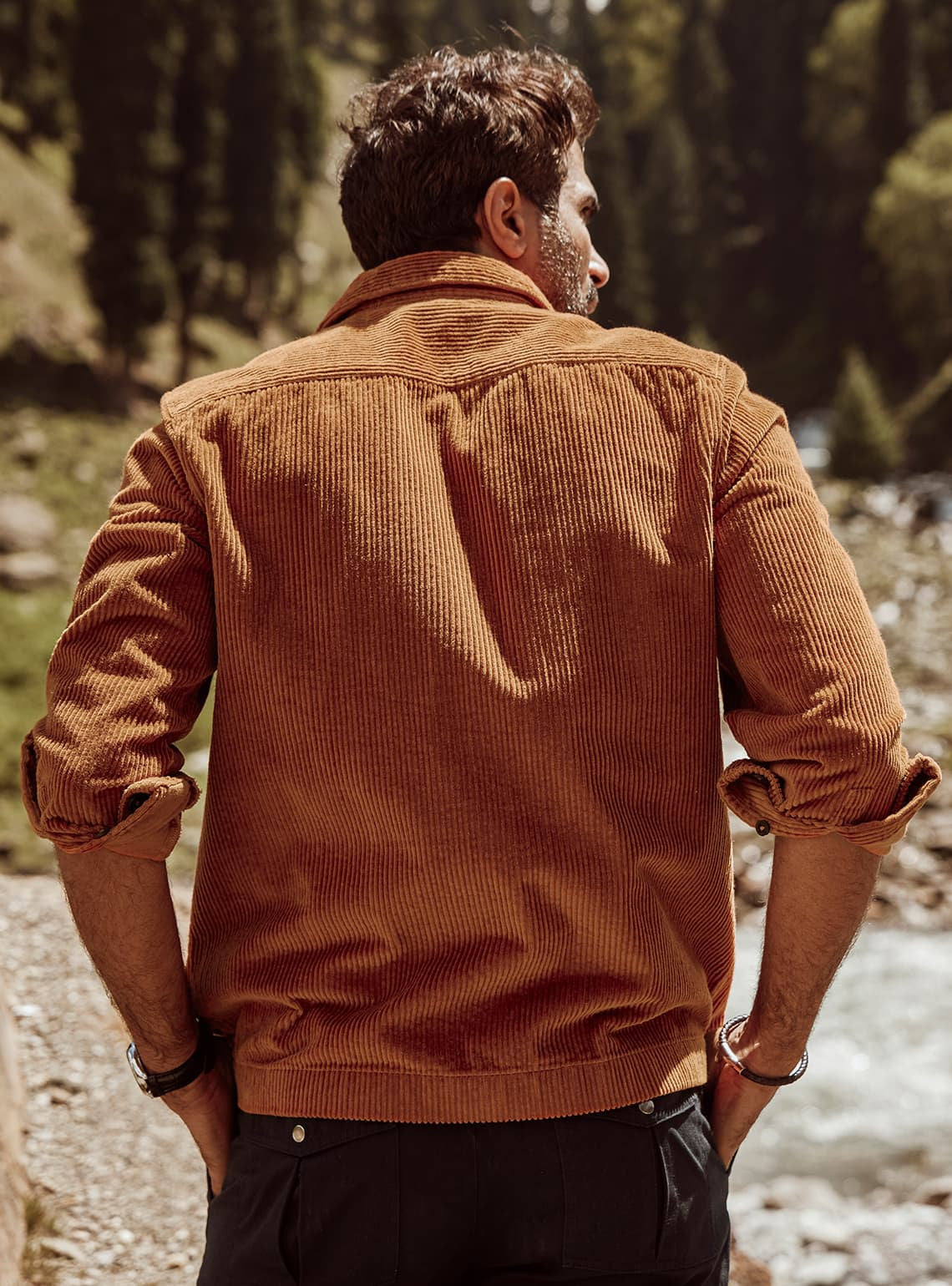 Alter Rust Corduroy Overshirt