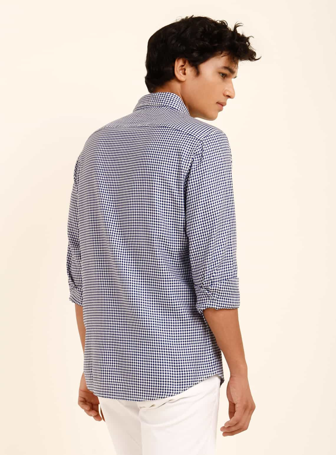 Midnight Blue Check Shirt