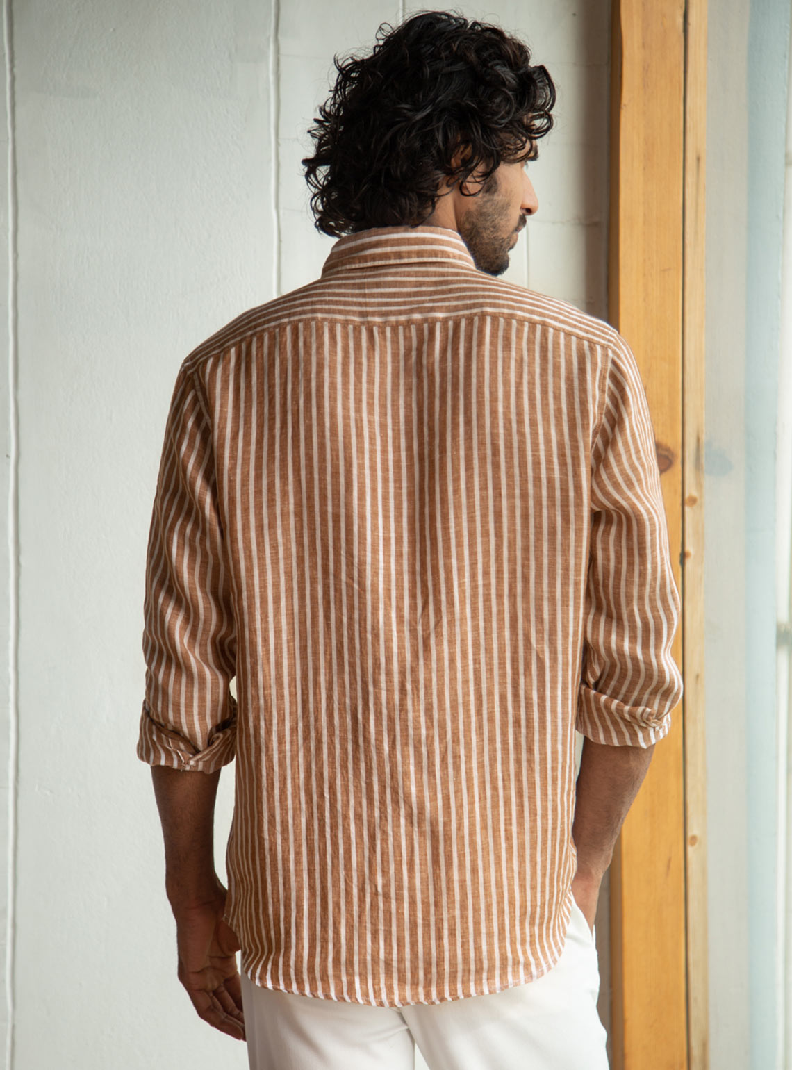 Terra Stripe Linen Shirt
