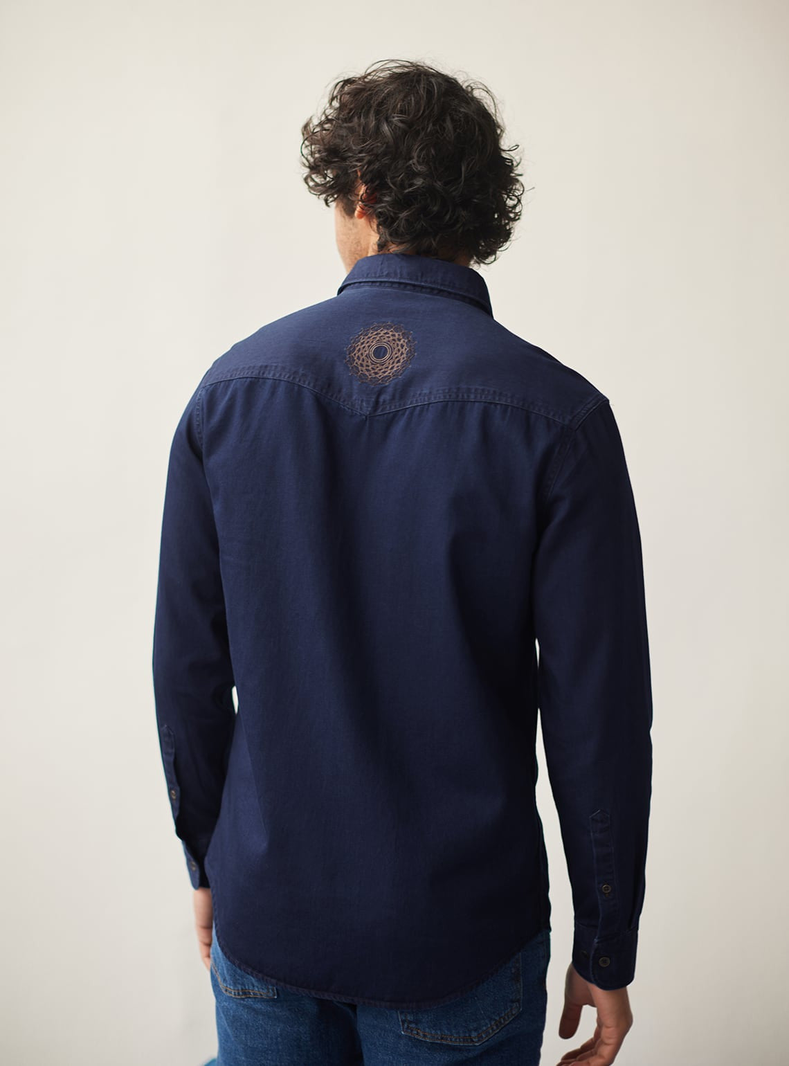 Indigo Mandala Shirt