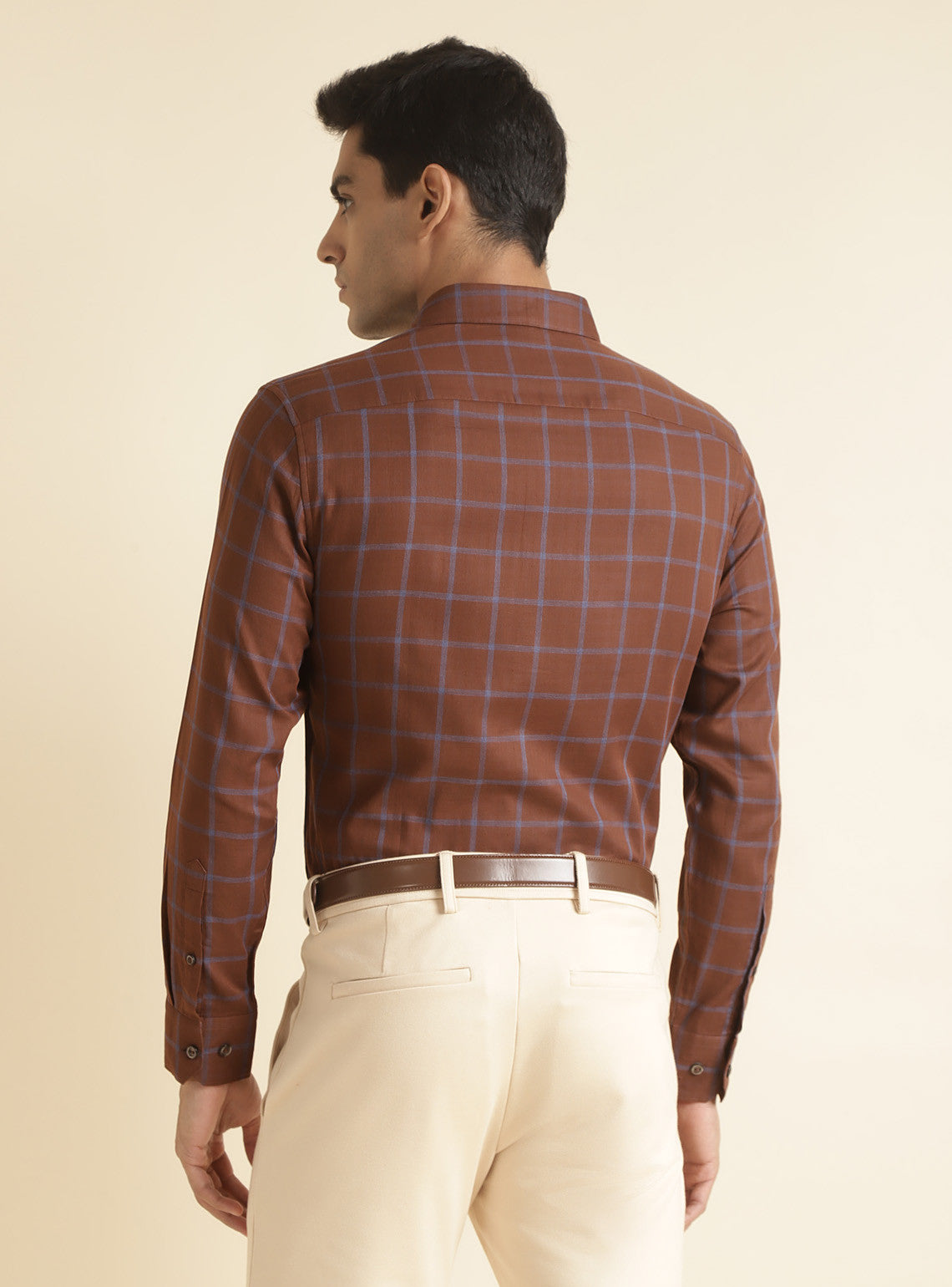 Cool Cinnamon Grid Shirt